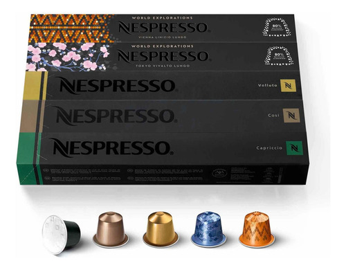 Nespresso Cápsulas Originalline, Paquete Variado De Mezcla.