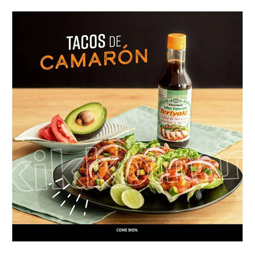 Salsa De Soya Kikkoman Teriyaki Reducida En Sodio 296 Ml