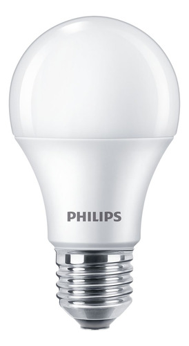 Lampara Ecohome Led Bulbo Cálida 10w 65w- Philips X1 Unidad