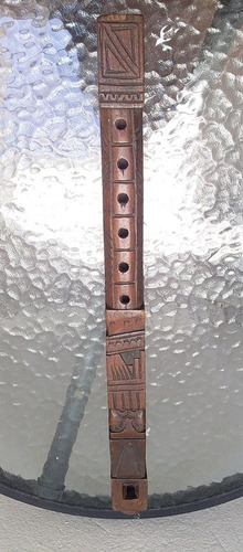 Imagen 2 de 4 de Flauta De Madera Artesanal De Bolivia