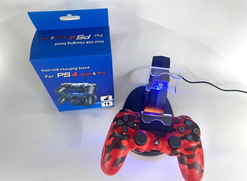 Base Doble Cargador Controles Ps4 Nuevo Para Sony Ps4