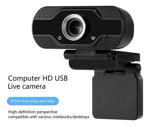 Imagen 2 de 10 de Cámara Web Full Hd 1080p Usb Con Micrófono