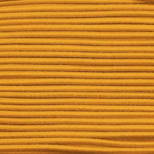 Elástico Roliço 2,8mm Colombe Colorido Ref. 15r Peça 100 Mt Cor 08 Amarelo Ouro Desenho Do Tecido Liso
