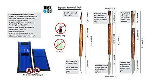 Kit De Herramientas De Utilidad De Impresion 3d  3 Piezas J