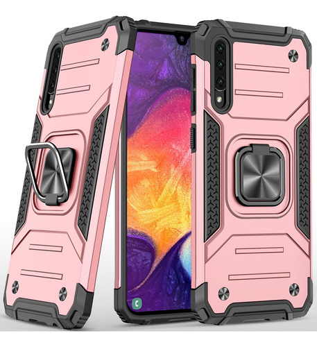 Funda Para Galaxy A50/a50s/a30s Con Kickstand Rose