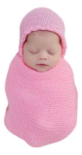 Wrap  + Touca Pronta Entrega Foto Newborn  Bebe Props