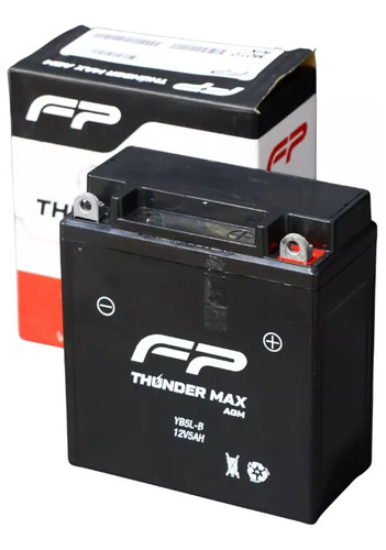 Bateria Fp Thunder Max Agm Yb5l-b Pulsar135 Fz16 Sz16 Ybr125