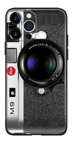 Imagen 2 de 8 de Funda Generica P/ iPhone Retro Cassette Camara Reforzada