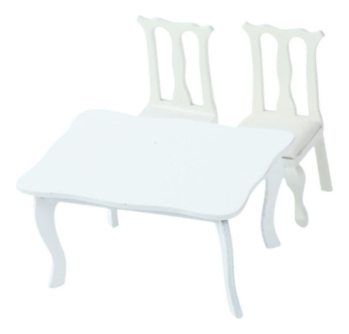 1:12 Juego De Mesa Y Silla De Casa De Muñecas, Manualidades