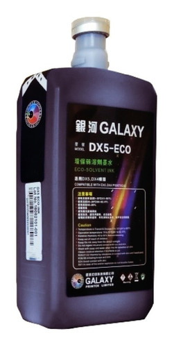 Tinta Galaxy Ecosolvente Dx4 Dx5 1 Litro