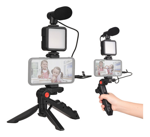 Kit De Vlog For Grabar Videos De Vlog, Selfies, Brillo En V