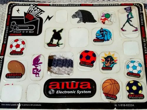 Aiwa Calcos Walkman Originales. Martinez (Usado)