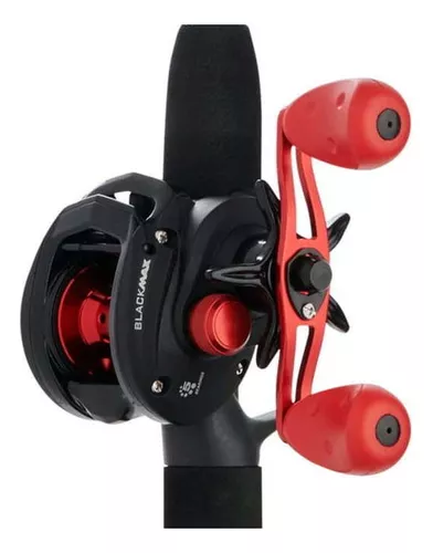 Reel rotativo Abu Garcia Black Max BMAX3 izquierdo color negro