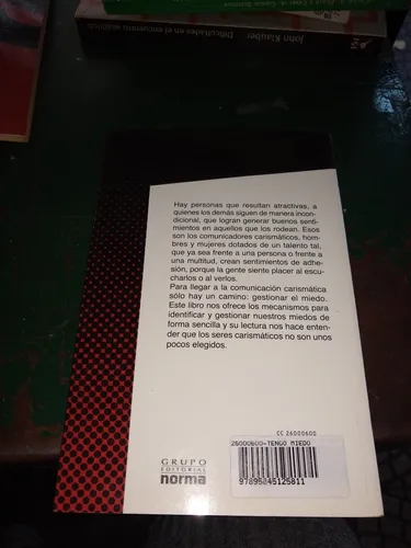 Tengo Miedo Carmen Garcia Ribas Norma D4 (Usado)