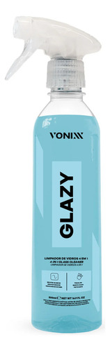 Glazy Limpa Vidro Protege Condiciona Reduz Risco 500ml Vonix