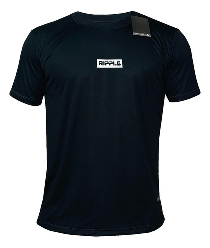 Camiseta Deportiva Hombre Originales Ripple Negro Blanco