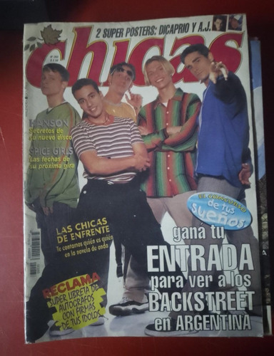 Revista Chicas 263 Back Street Boys Spice Girls Hanson