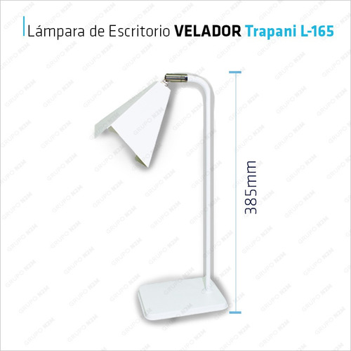 Lampara De Escritorio Led Velador Trapani L-165 Foco Gu10
