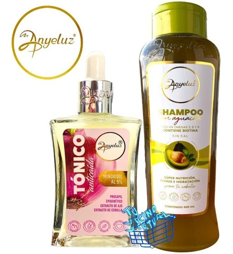 Shampoo Aguacate Anyeluz + Toni - mL a $210