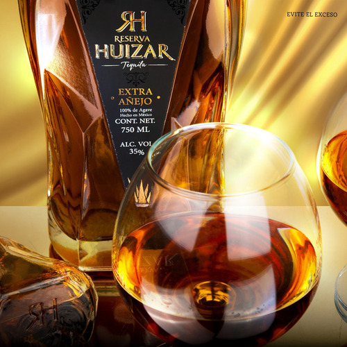 Tequila Reserva Huizar Extra Añejo 100% Agave Azul 750ml