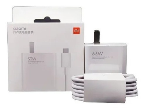 Imagen 1 de 2 de Xiaomi Mi 33w Carga Rapida Combo Cable