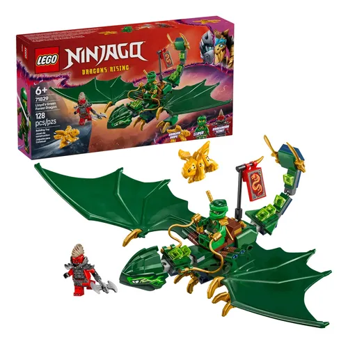 Kit de construção Lloyd's Green Forest Dragon Ninjago 71829