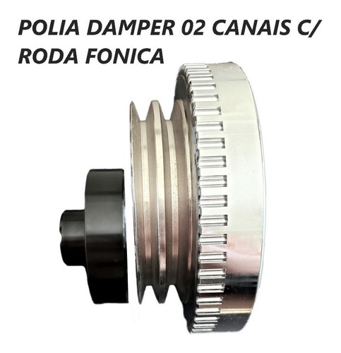 Imagem 1 de 3 de Polia Damper Opala 2 Canal C/ Roda Fonica