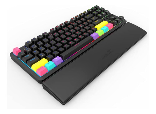 Reposamuñecas Teclado De Juegos 87 Teclas Tkl, Almohad...