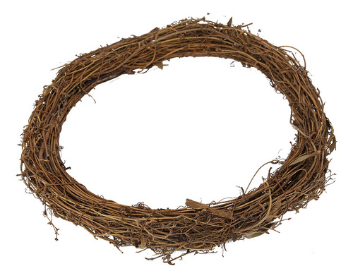Corona De Ratán Para Decoración Del Hogar Y El Jardín, 30 Cm