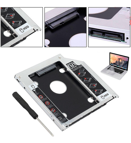 Adaptador Caddy  Hd Ssd Sata 9.5mm  