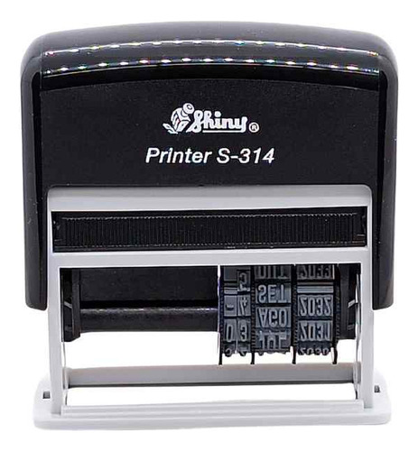 Carimbo Automático Datador Com Texto 25x10mm