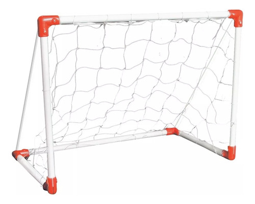 Arco Futbol Metalico Grande 160x120x70cm Mi Cielo Azul