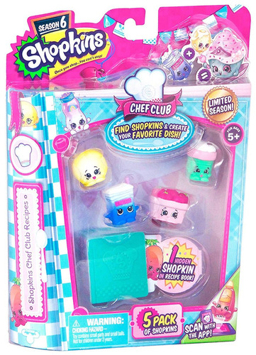 Shopkins Chef Club 5 Paquete