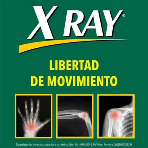 X-ray Gel Alivio De Inflamación Y Dolor 30g C/u