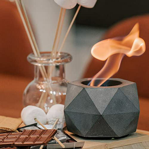 Pozo De Fuego De Mesa - Cuenco De Fuego De Hormigón, Mini Ch