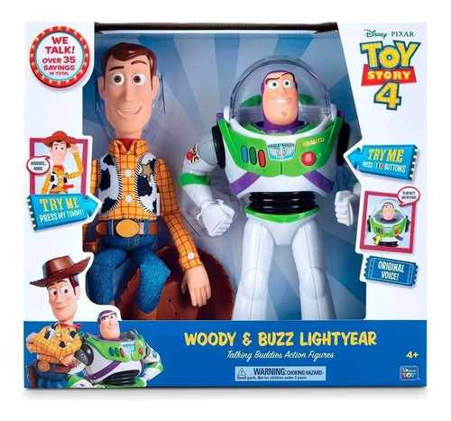 Toy Story 4 Buzzlightyear Y Woody Mas De 35 Frases Original