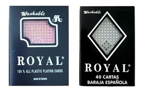 Chh Baraja Española Royal 100% Plástico