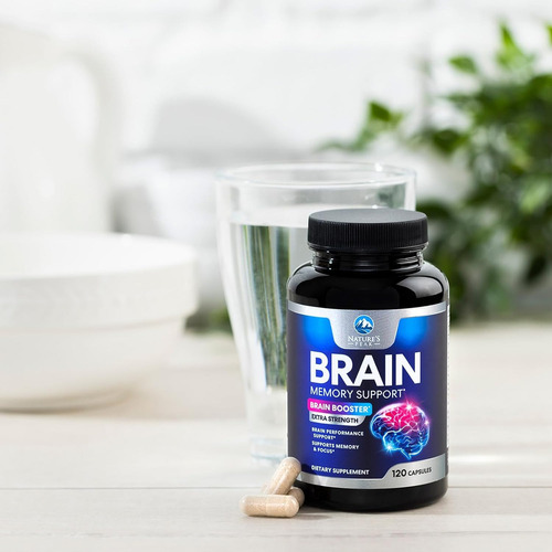 Suplemento Brain Booster Para Memoria, Aprendizaje, Energia Sabor Sin