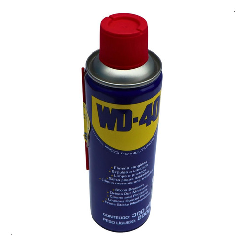 Wd40 Oleo Desengrinpante E Lubrificante Spray 300ml Multiuso