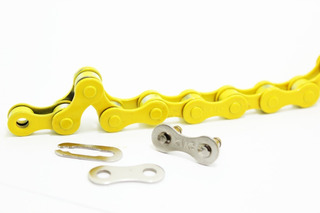 Yellow KMC Z510HX Single Speed MBX Fixed Gear Bike 1//2/" x 1//8/" Chain 116L