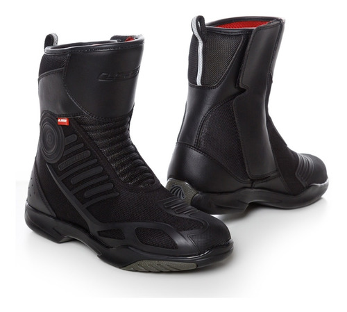 Botas Ls2 Airtech Black Respirables Road Grip Moto Delta