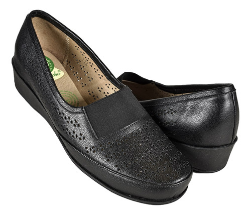 Zapato Dama Capricho 772 Piel Negro 22 Al 27