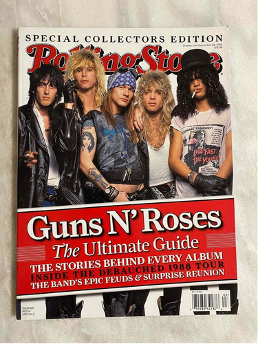 Revista Rolling Stone Guns N Roses Guía Definitiva Usa 2016