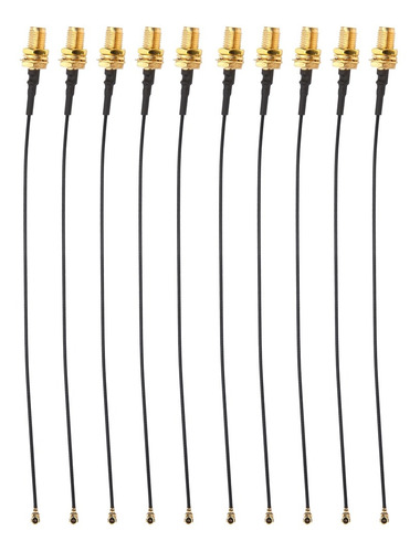10 Uds. Adaptador Rf Cable Pigtail Ipex A Smak U.fl Antena