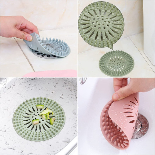 Tapón De Pelo De Silicona Duradero, Colector De Pelo,