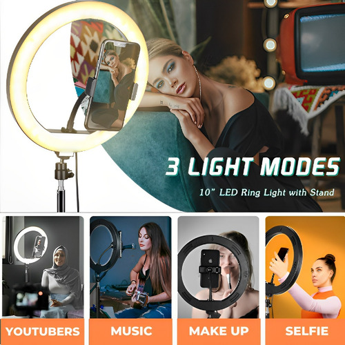 Iluminador Ring Light Ring Light Led Right Light Tripe