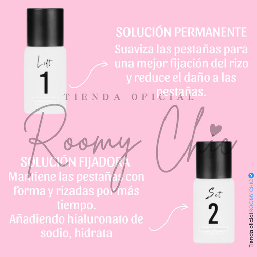 Kit 33 Lash Lifting Golle Rizado De Pestañas