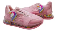 Comprar Tenis Rosa Casual Para Niña Unicornio Urbano Comodo Ligero