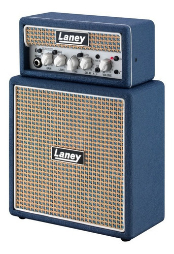 Amplificador de guitarra Bluetooth Laney Ministack-B-Lion cor azul