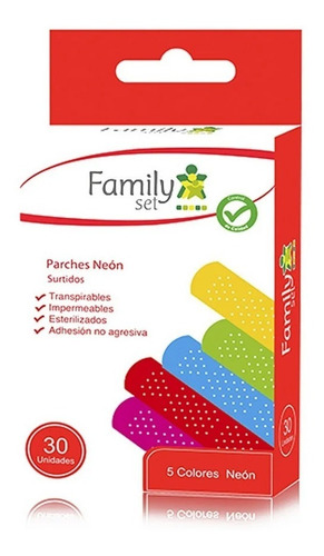 Family Set Parches Neon Surtidos 30 Parches